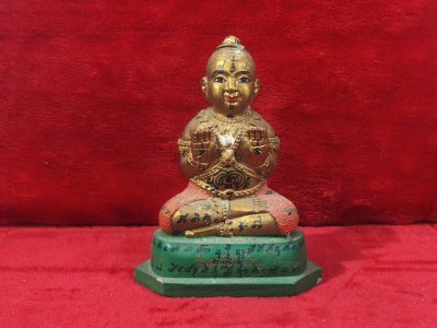 กุมารทองหลวงปู่แย้ม วัดสามง่าม รุ่น มูลนิธิ​เจริญทรงเครื่องใหญ่