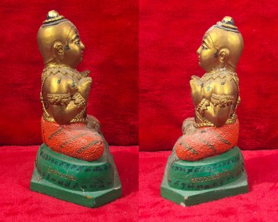 กุมารทองหลวงปู่แย้ม วัดสามง่าม รุ่น มูลนิธิ​เจริญทรงเครื่องใหญ่