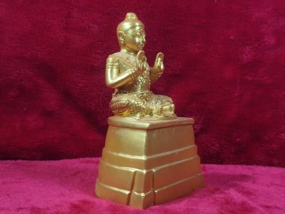 กุมารทอง รุ่น เศรษฐี​เฟื่องฟู วัดคงคาเลียบ พ.ศ.2566 (สร้าง 199ตน หน้าตัก 3นิ้ว)