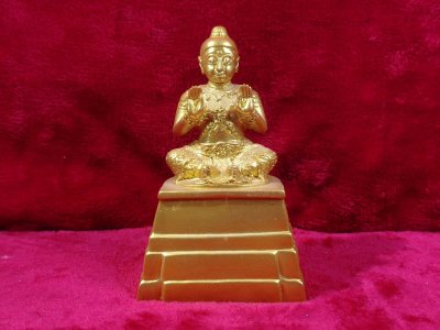 กุมารทอง รุ่น เศรษฐี​เฟื่องฟู วัดคงคาเลียบ พ.ศ.2566 (สร้าง 199ตน หน้าตัก 3นิ้ว)