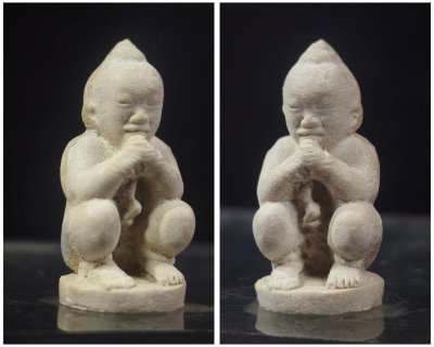 กุมารทองพรายมหาภูติ วัดดอนศาลา รุ่นตักศิลาพุทธาคมมหาภูติ เนื้อผงพรายมหาภูติดูดทรัพย์ ผสมว่าน ๑๐๘ ตำรับเขาอ้อ จัดสร้างปี 2551
