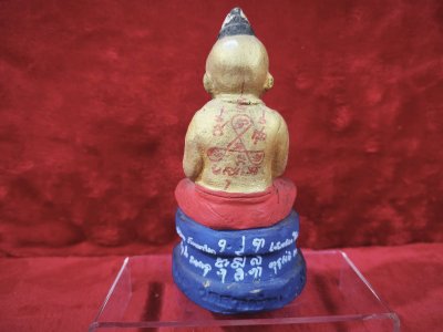 กุมารทองหลวงปู่แย้ม วัดสามง่าม รุ่น 101 ปี (มูลนิธิเจริญหลวงพ่อเต๋ คงทอง) ตัก 3 นิ้ว เนื้อดินเจ็ดป่าช้าสูตรวัด