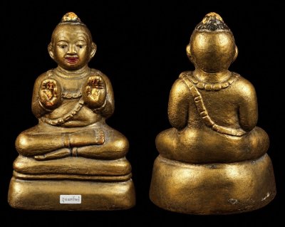 กุมารทองโบราณ วัดถ้ำเขาเอียง เป็นเครื่องรางของขลังสายพุทธาค เกจิอาจารย์ที่สร้างโดย หลวงพ่ออิสสะโร แห่ง วัดถ้ำเขาเอียง ชลบุรี