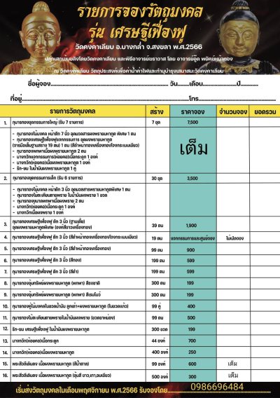 กุมารทองคู่ไม้มงคล รุ่น เศรษฐี​เฟื่องฟู​วัด​คงคา​เลียบ​ พ.ศ.2566 (น้ำมันผงพราย)