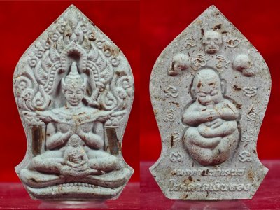 ขุนแผนหลังกุมารทอง วัดโคกสูง อำเภอหาดใหญ่ จังหวัดสงขลา พ.ศ.2554 (ผงพรายธูปเกสร)