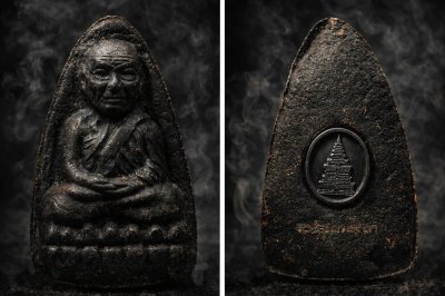 “พระผงหลวงปู่ทวด” จักรพรรดิแห่งพระนิรันตราย ฝังเหรียญเม็ดยาพระธาตุหมื่นหิน หลวงปู่ศิลา สิริจันโท