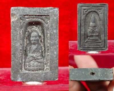 พระหลวงปู่ทวดกลักไม้ขีด (พิมพ์ใหญ่ย้อนยุค ปี 2497 วัดช้างให้) หลวงปู่แก้ว วัดสะพานไม้แก่น อ.จะนะ จ.สงขลา ปลายปี 2551