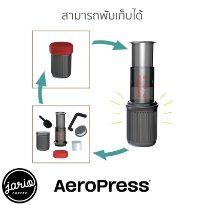 AeroPress Go เครื่องชงกาแฟ แอโร่เพรส AeroPress Go Coffee Maker ของแท้ Made In USA