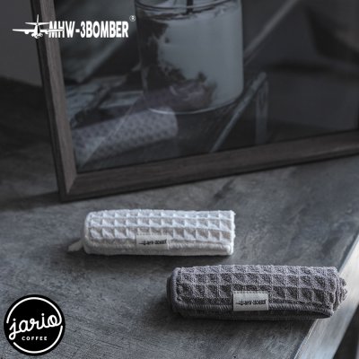 MHW-3BOMBER Waffle Towels ผ้าทำความสะอาดอุปกรณ์กาแฟ ผ้าทำความสะอาดบาร์กาแฟ