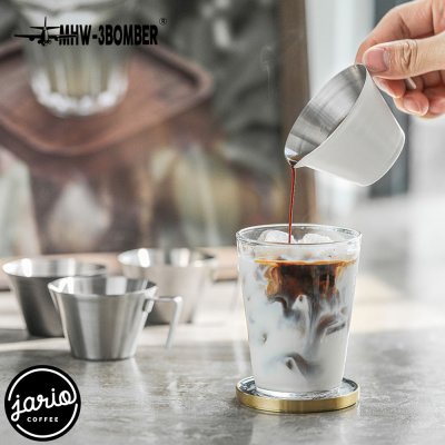 MHW-3BOMBER ถ้วยตวงสแตนเลสปากแหลม100ml MHW-3BOMBER Stainless Steel Measuring Cup