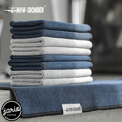 MHW-3BOMBER Square Towel ผ้าทำความสะอาดอุปกรณ์กาแฟ ผ้าทำความสะอาดบาร์กาแฟ
