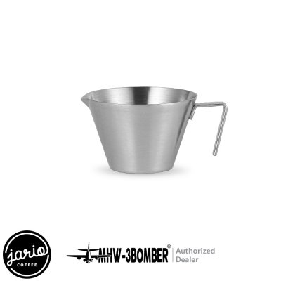MHW-3BOMBER ถ้วยตวงสแตนเลสปากแหลม100ml MHW-3BOMBER Stainless Steel Measuring Cup