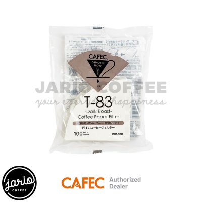CAFEC กระดาษกรองกาแฟ T-Series 100 แผ่น CAFEC T-Series Roasting Level Coffee Paper Filter 100 Sheets
