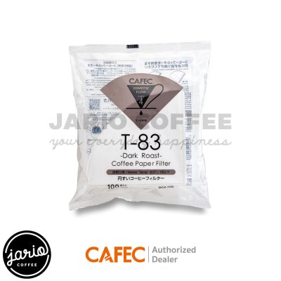 CAFEC กระดาษกรองกาแฟ T-Series 100 แผ่น CAFEC T-Series Roasting Level Coffee Paper Filter 100 Sheets