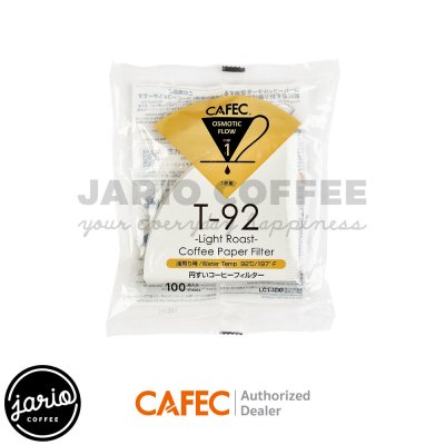 CAFEC กระดาษกรองกาแฟ T-Series 100 แผ่น CAFEC T-Series Roasting Level Coffee Paper Filter 100 Sheets