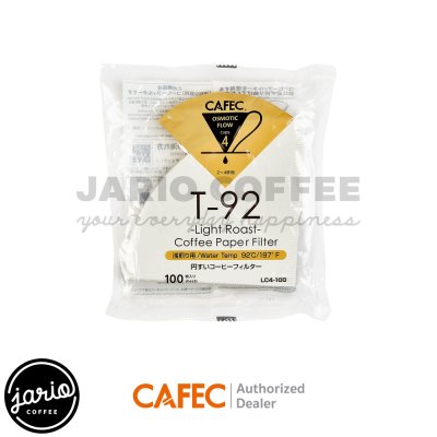 CAFEC กระดาษกรองกาแฟ T-Series 100 แผ่น CAFEC T-Series Roasting Level Coffee Paper Filter 100 Sheets