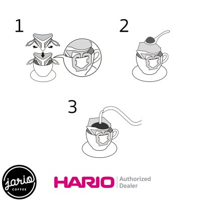 HARIO ถุงดริปกาแฟ V60 (แท้จากญี่ปุ่น) HARIO V60 Coffee Filter Drip Bag