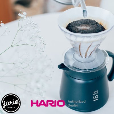 HARIO เหยือกเสิร์ฟกาแฟสแตนเลสเก็บความร้อน V60 600 (แท้จากญี่ปุ่น) HARIO V60 Insulated Stainless Steel Server 600