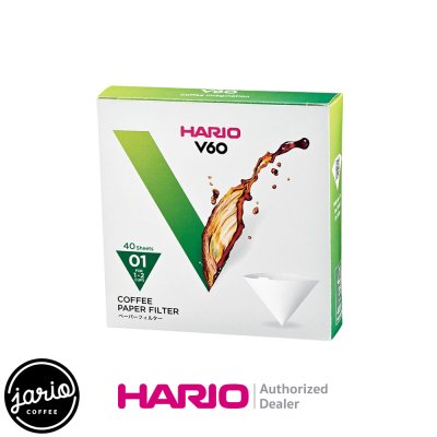 HARIO กระดาษกรองกาแฟ HARIO V60 (แท้จากญี่ปุ่น) 40 แผ่น Drip Pour-Over Coffee Filter