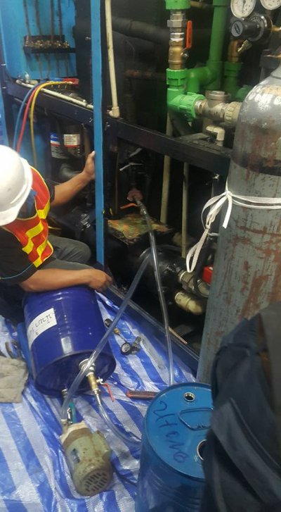 Maintenance - ซ่อม Chiller 1