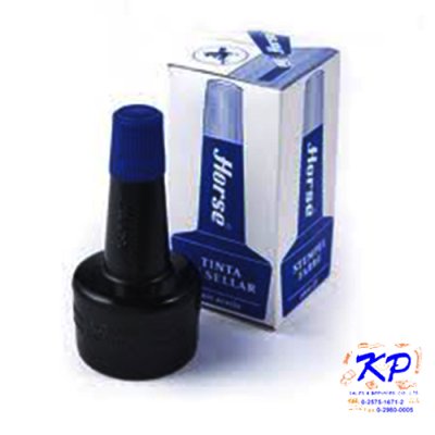 หมึกเติมแท่นม้า#28ซีซีสีน้ำเงิน