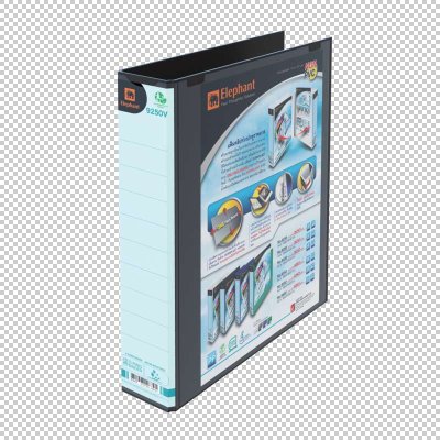 แฟ้ม2ห่วงช้าง#9250A4สัน5.8ซม.ห่วงตัวD