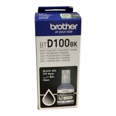 Brother InkBottle#BT-D100Bk BlackFor DCP-T230/T430W
