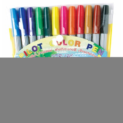 ปากกาเมจิกไพล็อต#SDR-12Cชุด12สี