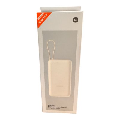 Power Bank Xiaomi#PB2030MI33W-20000mAhสายในตัว1สายสีแทน
