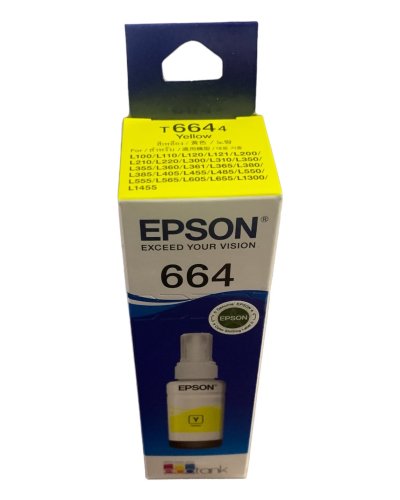 Epson Ink Bottle#T664400 Yellow For L100/L200(70ml)