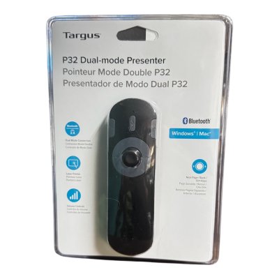 Targusพอยเตอร์เลเซอร์พอยเตอร์ พรีเซนเตอร์ รุ่นP32 สีดำ