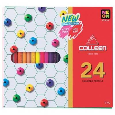 สีไม้ยาวคอลลีน#775-24สี24ด้าม
