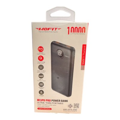 Power Bank Mofit#M13Pro-10000mAhสีดำ