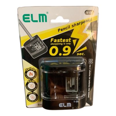 ที่เหลาดินสอไฟฟ้า ELM V-09(ใช้ถ่าน)