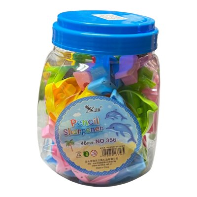 กบเหลาเล็กรูปโลมา#356กว้าง3ซม.xยาว5ซม.(48อัน/กป)