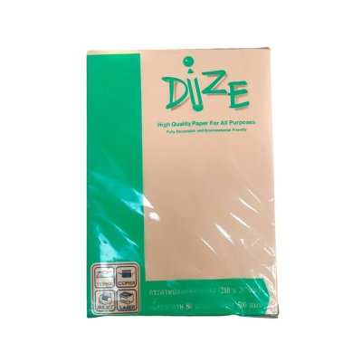 กระดาษถ่ายสีไดซ์80แกรมA4#สีส้มเข้ม(16)(500แผ่น)