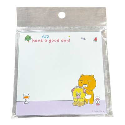 กระดาษโน้ตKakaoFriend#KK815ขนาด9x9ซม.พิมพ์ลาย