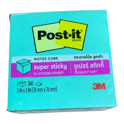 กระดาษโน้ตโพสต์อิท#2027-SSAFGขนาด3x3นิ้วคละสีนีออน