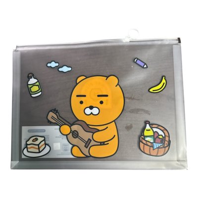 ซองซิปพลาสติกใสKakao#KK1374A4ลายการ์ตูน