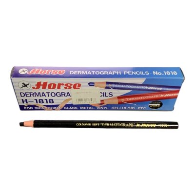 ดินสอเขียนกระจกม้า#H1818 คละสี