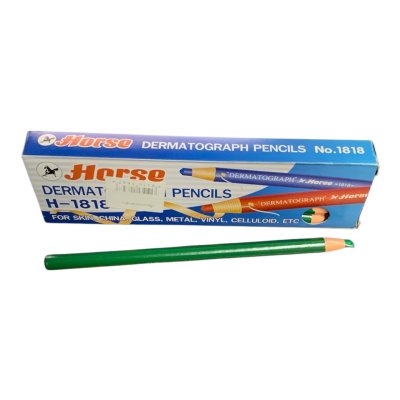 ดินสอเขียนกระจกม้า#H1818 คละสี