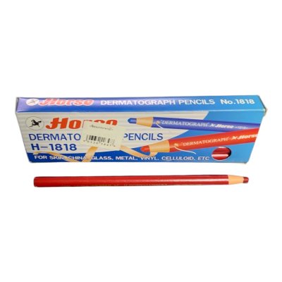 ดินสอเขียนกระจกม้า#H1818 คละสี