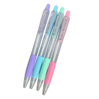 ปากกาลูกลื่นควอนตั้ม#เอ็ม7เพิร์ลสีน้ำเงินหัว0.7มม.แบบกด