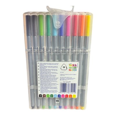 ปากกาหัวเข็มสเต็ดเลอร์#ไตรพลัสหัว0.3มมชุด10สี