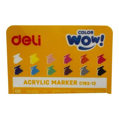 ปากกาอะครีลิคเดลี่ชุด12สี