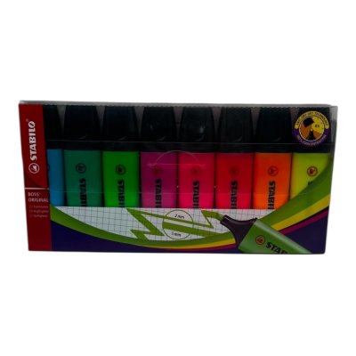 ปากกาเน้นข้อความสตาบิโล#บอสออริจินอลชุด8สี