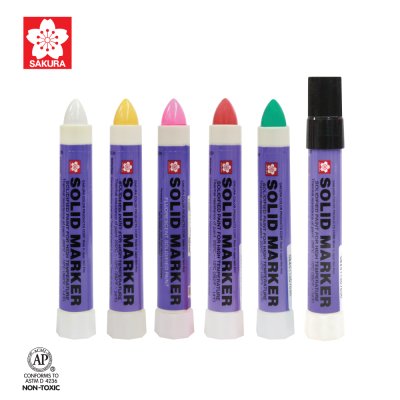 ปากกาโซลิดมาร์คเกอร์ซากุระคละสี