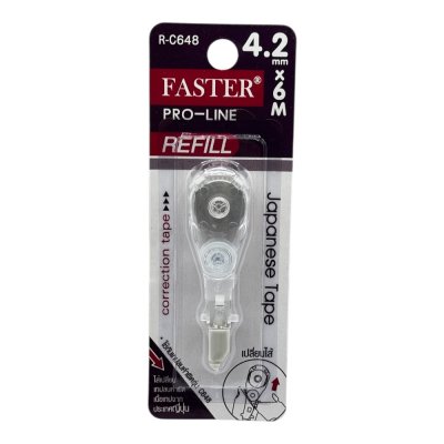 รีฟิวเทปลบคำผิดฟาสเตอร์#C648(4.2มมx6ม)