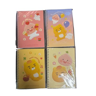 สมุุดโน้ตริมลวดKakaoFriend#KK1376คละลายA5(50แผ่น)
