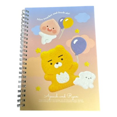 สมุุดโน้ตริมลวดKakaoFriend#KK1376คละลายA5(50แผ่น)